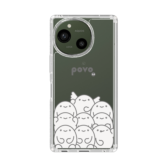 スリムプロテクションケース［ povo - キャラクターズ ］