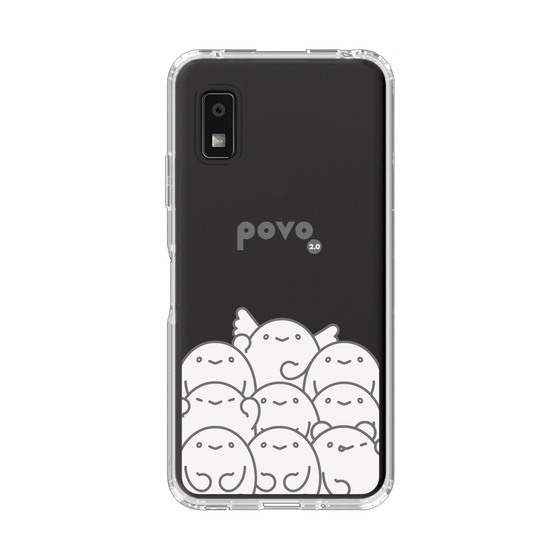 スリムプロテクションケース［ povo - キャラクターズ ］