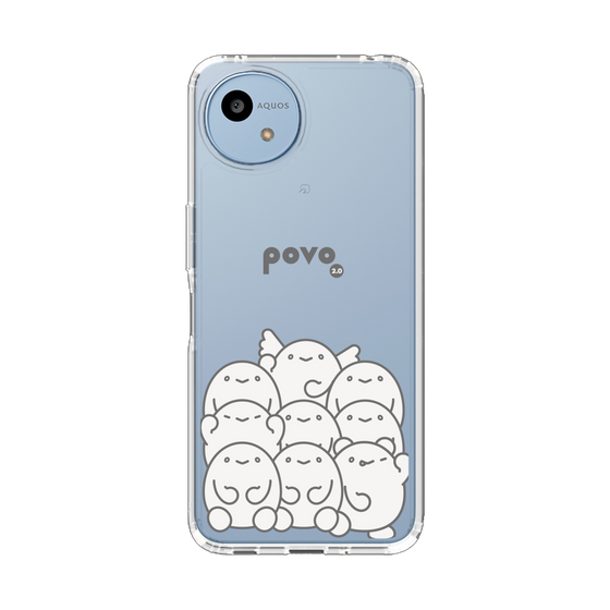 スリムプロテクションケース［ povo - キャラクターズ ］