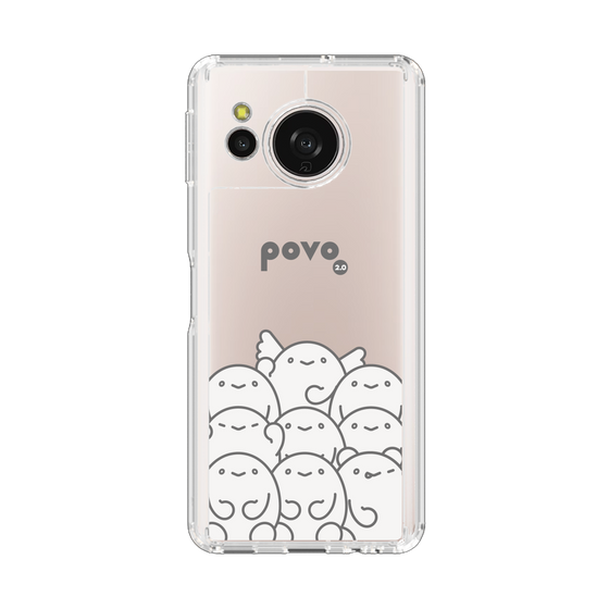 スリムプロテクションケース［ povo - キャラクターズ ］