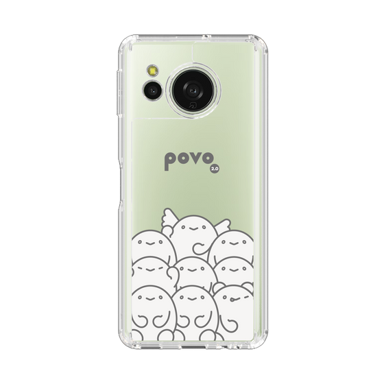 スリムプロテクションケース［ povo - キャラクターズ ］