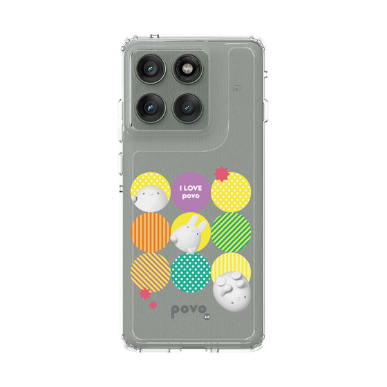 スリムプロテクションケース［ povo - love ］