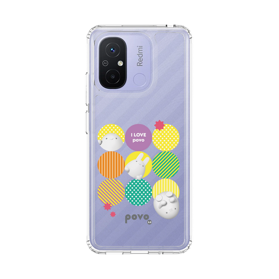 スリムプロテクションケース［ povo - love ］