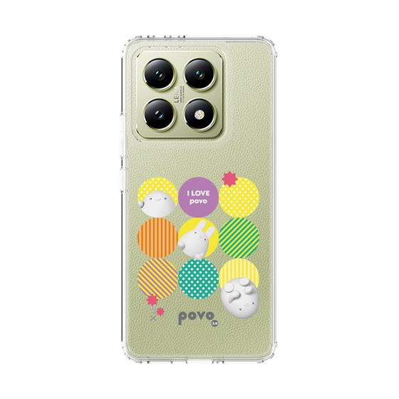 スリムプロテクションケース［ povo - love ］