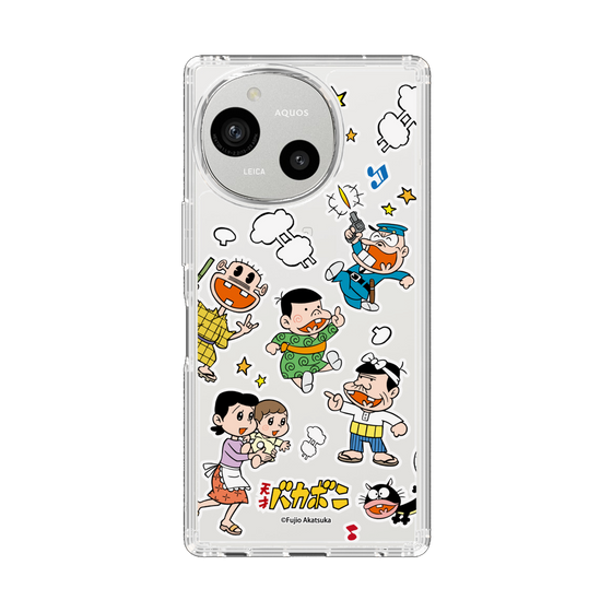 スリムプロテクションケース［ 天才バカボン - ステッカー ］