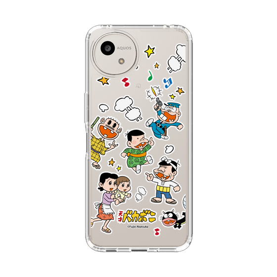 スリムプロテクションケース［ 天才バカボン - ステッカー ］