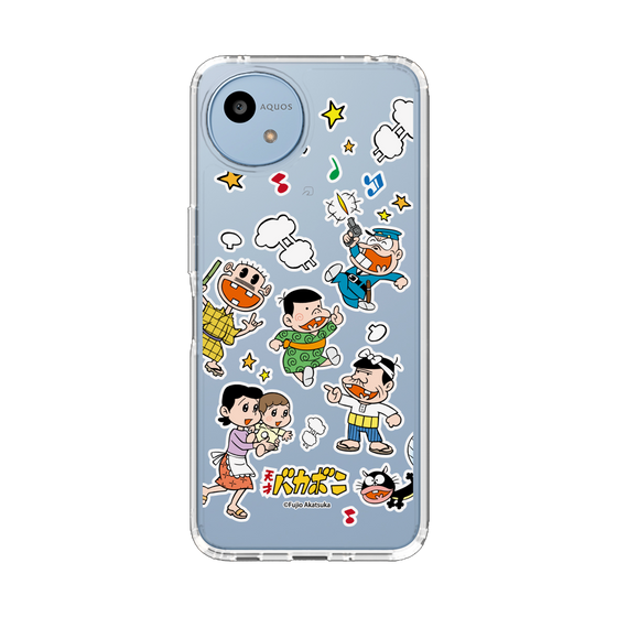 スリムプロテクションケース［ 天才バカボン - ステッカー ］