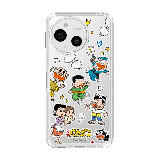 スリムプロテクションケース［ 天才バカボン - ステッカー ］