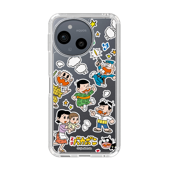 スリムプロテクションケース［ 天才バカボン - ステッカー ］