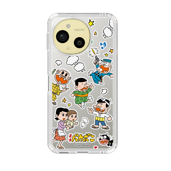 スリムプロテクションケース［ 天才バカボン - ステッカー ］