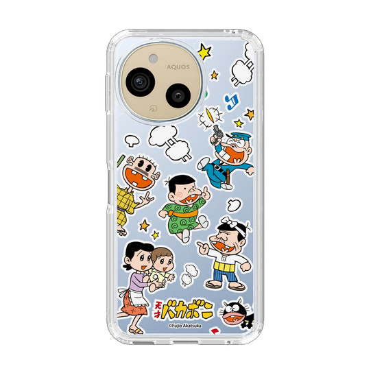 スリムプロテクションケース［ 天才バカボン - ステッカー ］