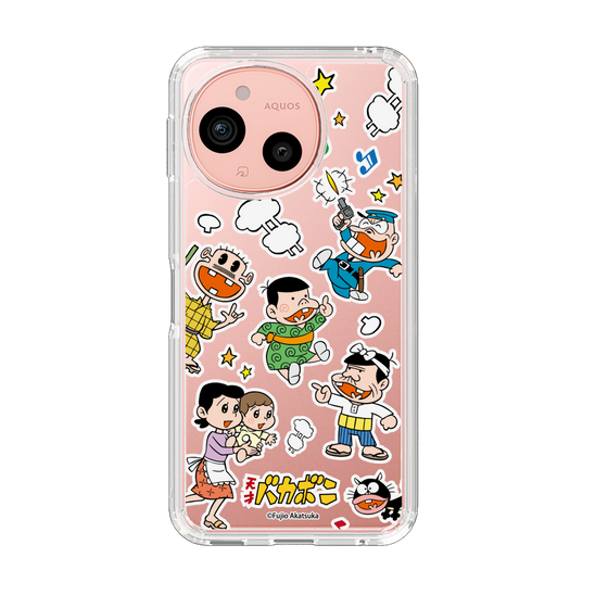 スリムプロテクションケース［ 天才バカボン - ステッカー ］