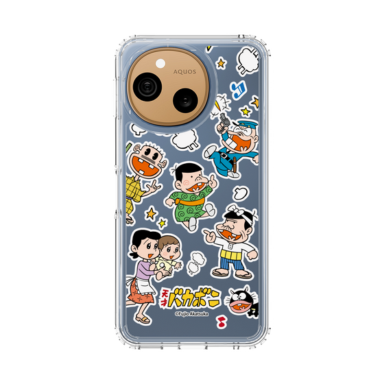 スリムプロテクションケース［ 天才バカボン - ステッカー ］