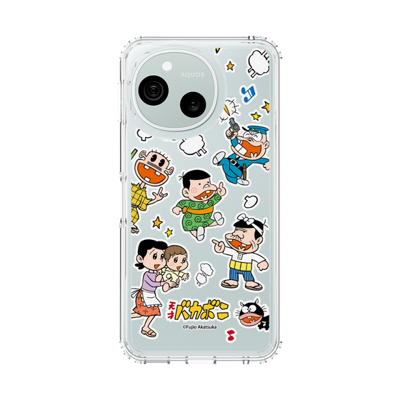 スリムプロテクションケース［ 天才バカボン - ステッカー ］