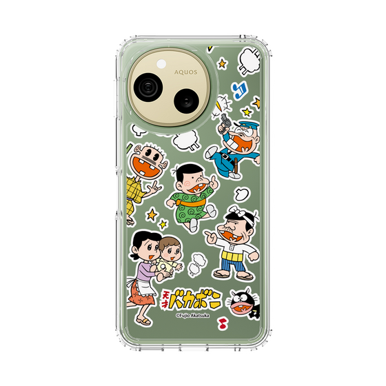 スリムプロテクションケース［ 天才バカボン - ステッカー ］