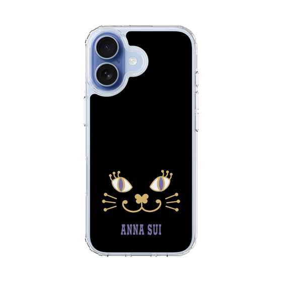 スリムプロテクションケース［ ANNA SUI - フェイス - ブラック ］