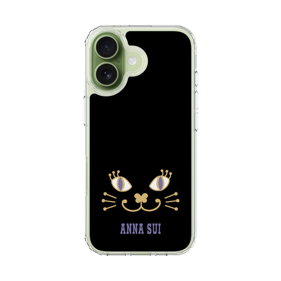 スリムプロテクションケース［ ANNA SUI - フェイス - ブラック ］