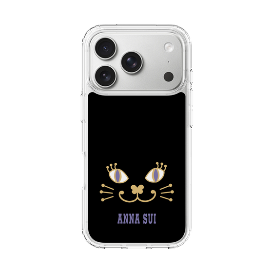 スリムプロテクションケース［ ANNA SUI - フェイス - ブラック ］