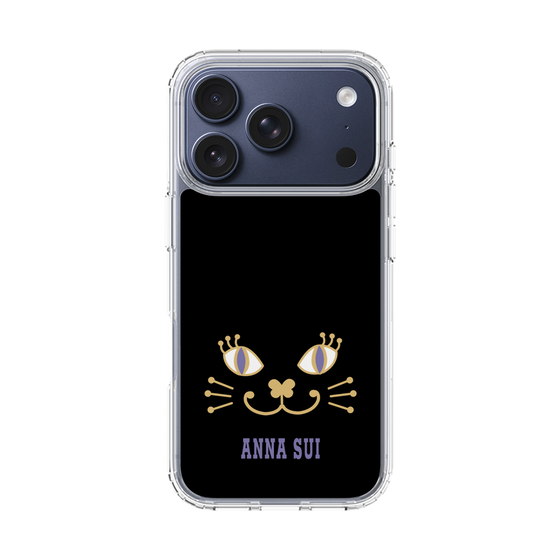 スリムプロテクションケース［ ANNA SUI - フェイス - ブラック ］
