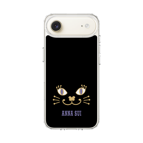 スリムプロテクションケース［ ANNA SUI - フェイス - ブラック ］
