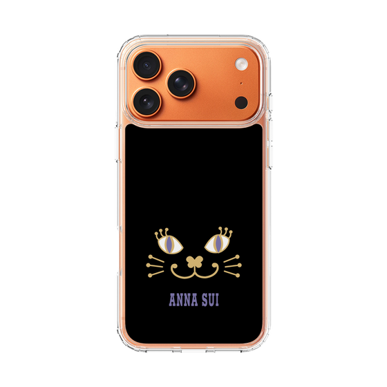 スリムプロテクションケース［ ANNA SUI - フェイス - ブラック ］