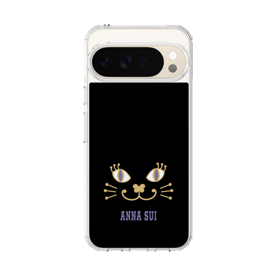 スリムプロテクションケース［ ANNA SUI - フェイス - ブラック ］