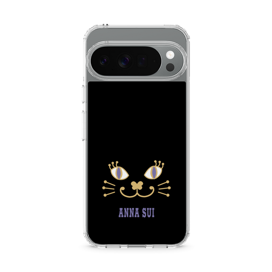 スリムプロテクションケース［ ANNA SUI - フェイス - ブラック ］