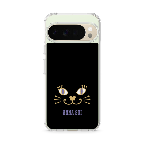 スリムプロテクションケース［ ANNA SUI - フェイス - ブラック ］