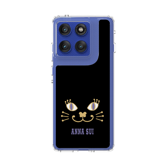 スリムプロテクションケース［ ANNA SUI - フェイス - ブラック ］