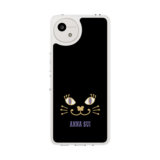 スリムプロテクションケース［ ANNA SUI - フェイス - ブラック ］