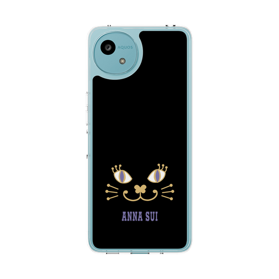 スリムプロテクションケース［ ANNA SUI - フェイス - ブラック ］