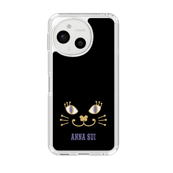 スリムプロテクションケース［ ANNA SUI - フェイス - ブラック ］