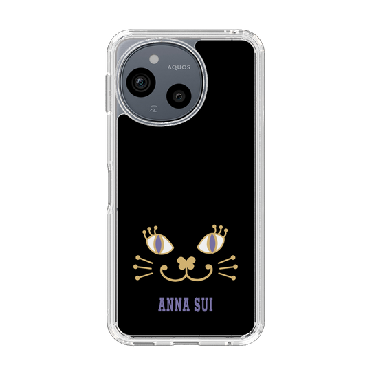 スリムプロテクションケース［ ANNA SUI - フェイス - ブラック ］