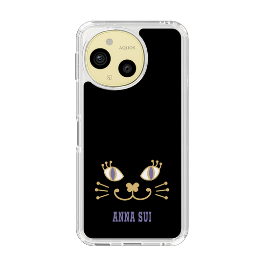 スリムプロテクションケース［ ANNA SUI - フェイス - ブラック ］