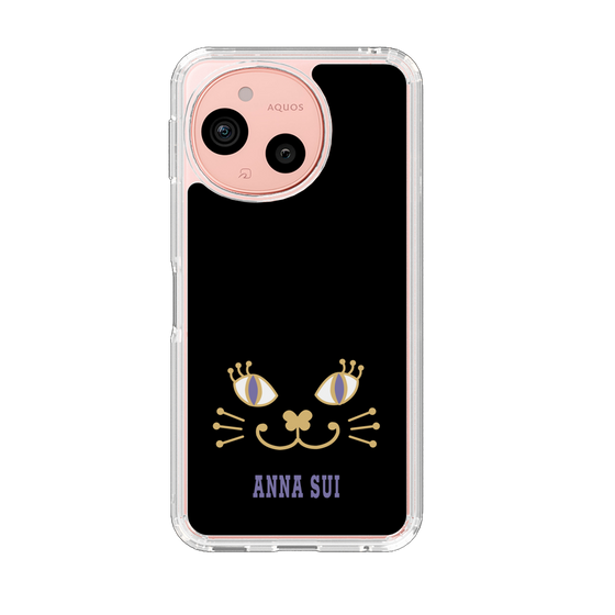 スリムプロテクションケース［ ANNA SUI - フェイス - ブラック ］