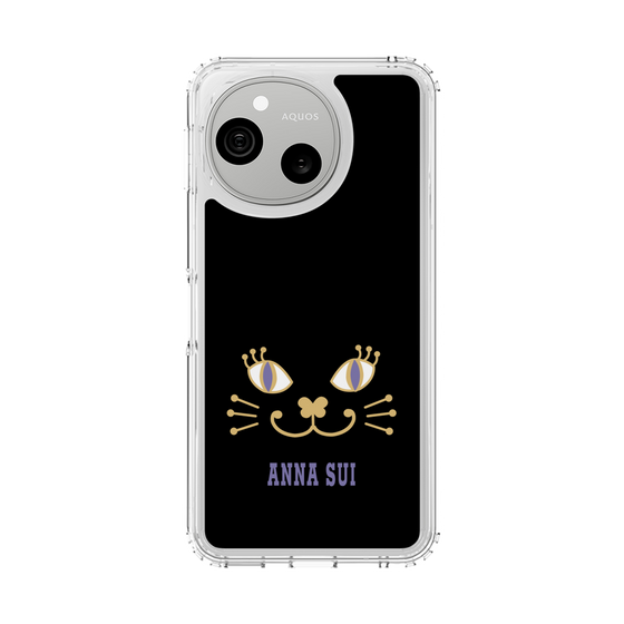 スリムプロテクションケース［ ANNA SUI - フェイス - ブラック ］
