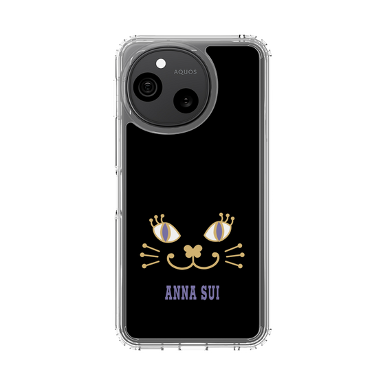 スリムプロテクションケース［ ANNA SUI - フェイス - ブラック ］