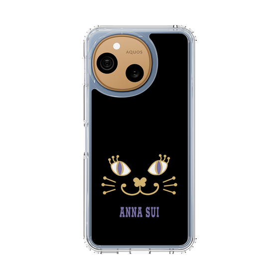 スリムプロテクションケース［ ANNA SUI - フェイス - ブラック ］