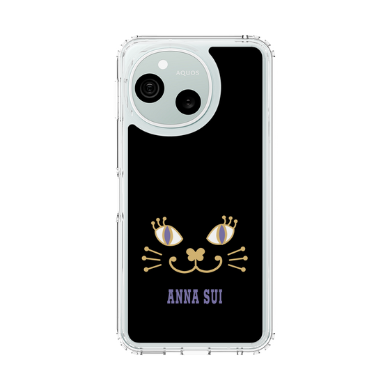 スリムプロテクションケース［ ANNA SUI - フェイス - ブラック ］