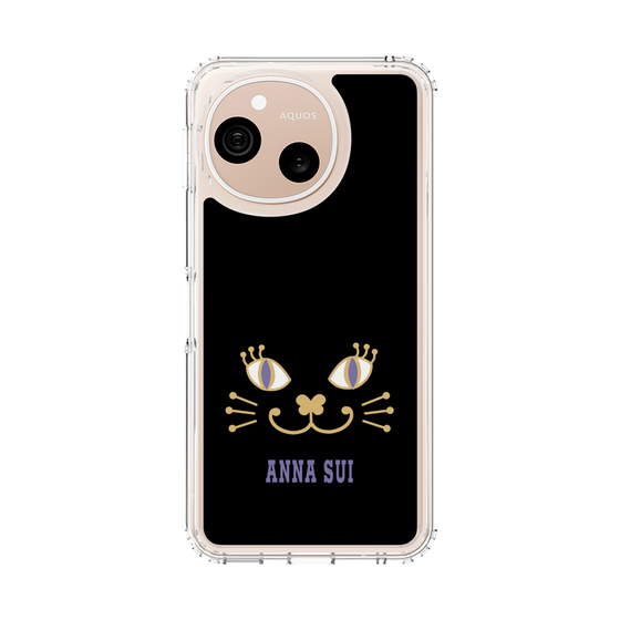 スリムプロテクションケース［ ANNA SUI - フェイス - ブラック ］