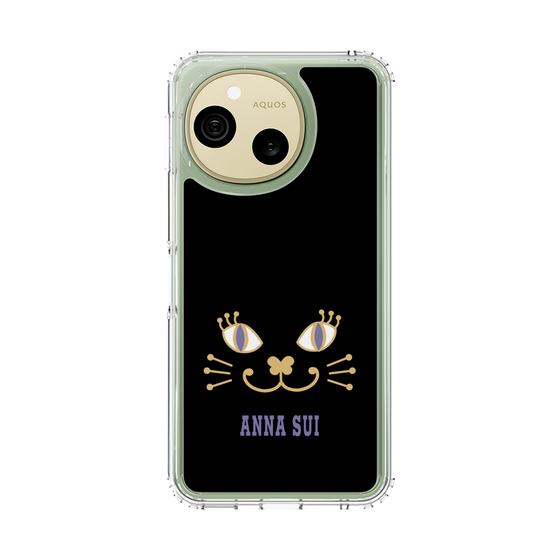 スリムプロテクションケース［ ANNA SUI - フェイス - ブラック ］