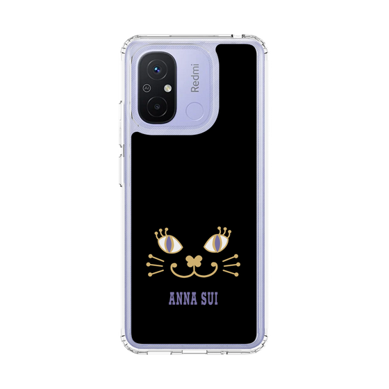 スリムプロテクションケース［ ANNA SUI - フェイス - ブラック ］