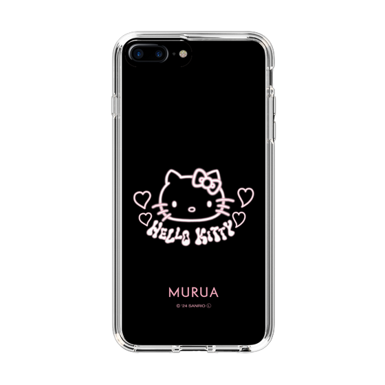 スリムプロテクションケース［ ハローキティ50周年×MURUA - ネオン - ブラック ］