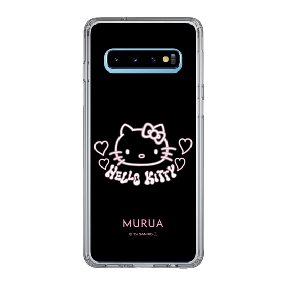 スリムプロテクションケース［ ハローキティ50周年×MURUA - ネオン - ブラック ］