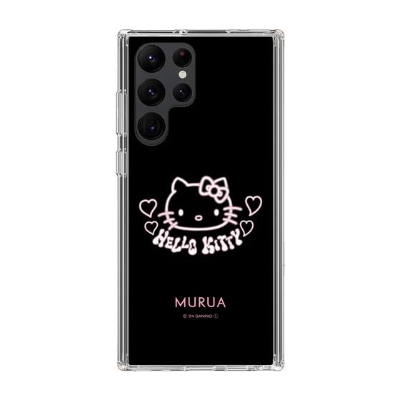 スリムプロテクションケース［ ハローキティ50周年×MURUA - ネオン - ブラック ］