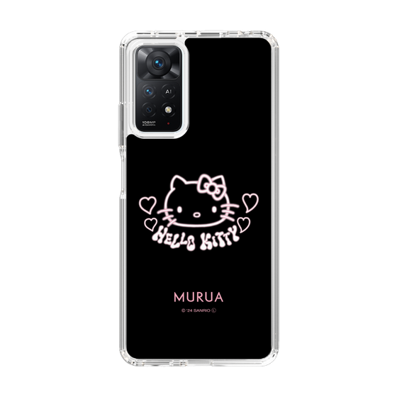 スリムプロテクションケース［ ハローキティ50周年×MURUA - ネオン - ブラック ］