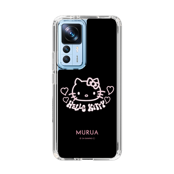 スリムプロテクションケース［ ハローキティ50周年×MURUA - ネオン - ブラック ］