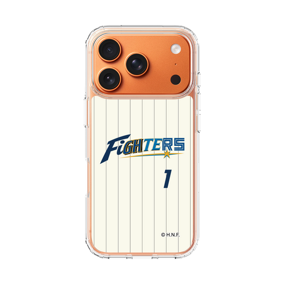 スリムプロテクションケース［ 北海道日本ハムファイターズ - 50周年限定ユニフォーム#1 SHINJO - 表 ］