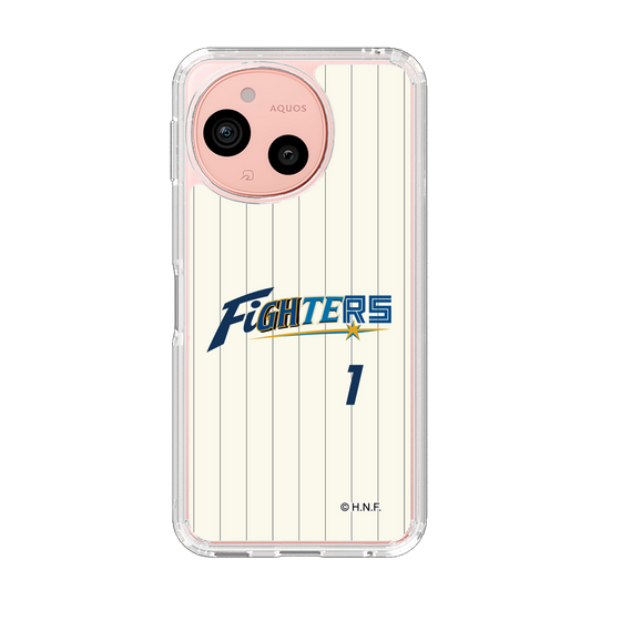 スリムプロテクションケース［ 北海道日本ハムファイターズ - 50周年限定ユニフォーム#1 SHINJO - 表 ］