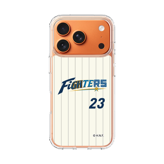 スリムプロテクションケース［ 北海道日本ハムファイターズ - 50周年限定ユニフォーム#23 FUSHIMI - 表 ］